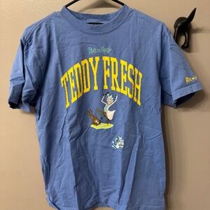 Teddy Fresh x Rick & Morty Tee – Blue (Size S)